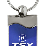 Acura TSX Rectangular Wave Key Fob - Blue