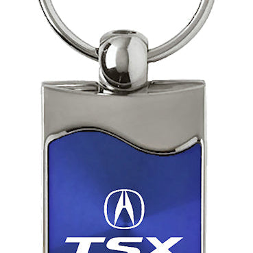 Acura TSX Rectangular Wave Key Fob - Blue