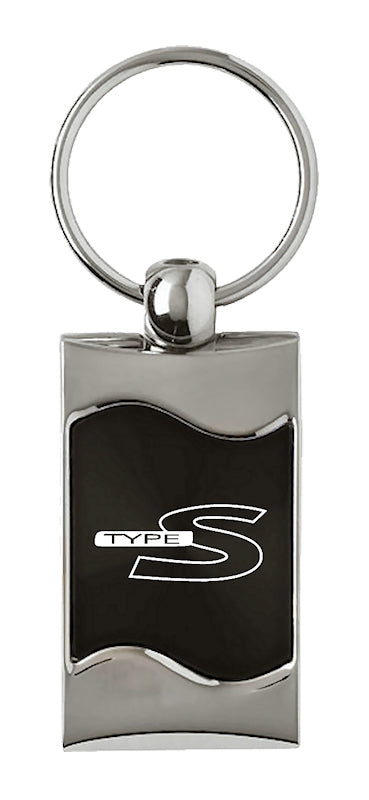 Acura Type-S Rectangular Wave Key Fob - Black
