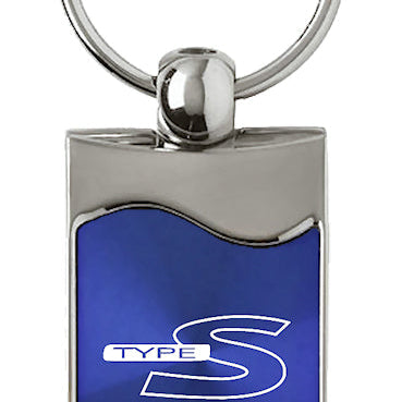 Acura Type-S Rectangular Wave Key Fob - Blue