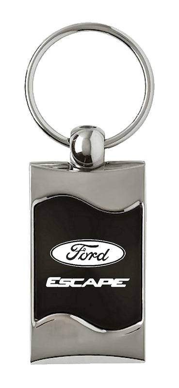 Ford Escape Rectangular Wave Key Fob - Black