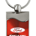 Ford Escape Rectangular Wave Key Fob - Red