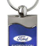 Ford Expedition Rectangular Wave Key Fob - Blue