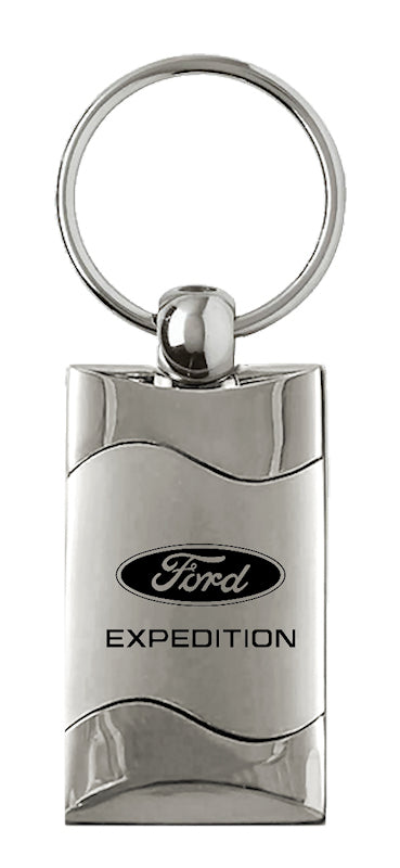 Ford Expedition Rectangular Wave Key Fob - Silver