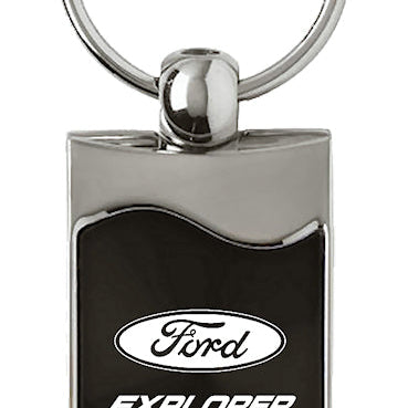 Ford Explorer Rectangular Wave Key Fob - Black