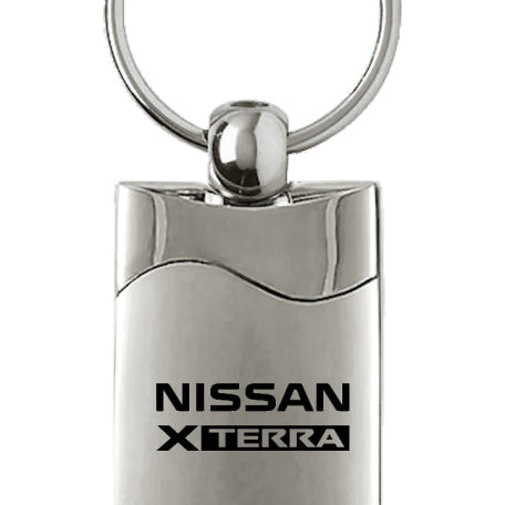 Nissan Xterra Rectangular Wave Key Fob - Silver