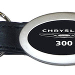 Chrysler 300 Oval Leather Key Fob - Black