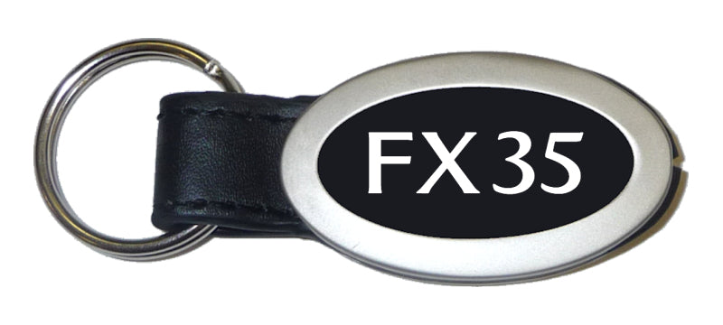 Infiniti FX35 Oval Leather Key Fob - Black