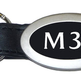 Infiniti M35 Oval Leather Key Fob - Black