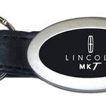 Lincoln MKT Oval Leather Key Fob - Black