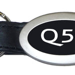 Infiniti Q50 Oval Leather Key Fob - Black