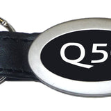 Infiniti Q50 Oval Leather Key Fob - Black