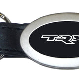 Ram TRX Oval Leather Key Fob - Black