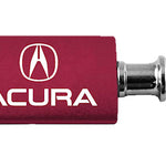 Acura Anodized Aluminum Valet Key Fob - Burgundy