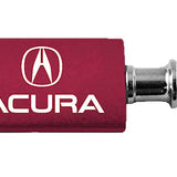 Acura Anodized Aluminum Valet Key Fob - Burgundy