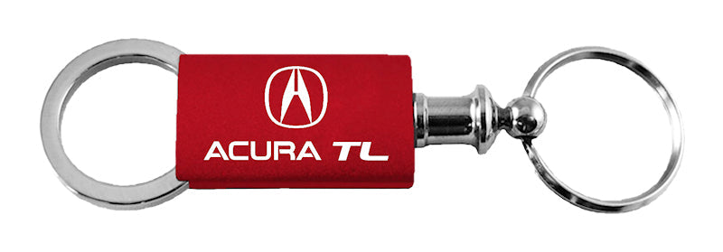 Acura TL Anodized Aluminum Valet Key Fob - Red