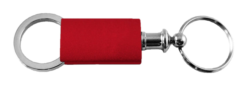 Blank Anodized Aluminum Valet Key Fob - Red