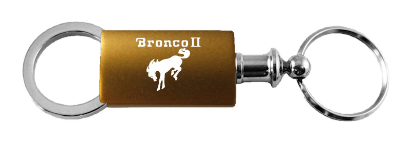 Ford Bronco II Anodized Aluminum Valet Key Fob - Gold