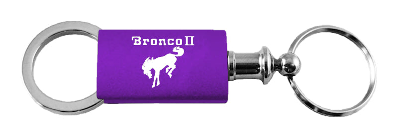 Ford Bronco II Anodized Aluminum Valet Key Fob - Purple