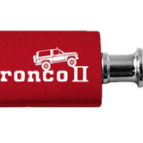 Ford Bronco II Climbing Anodized Aluminum Valet Key Fob - Red