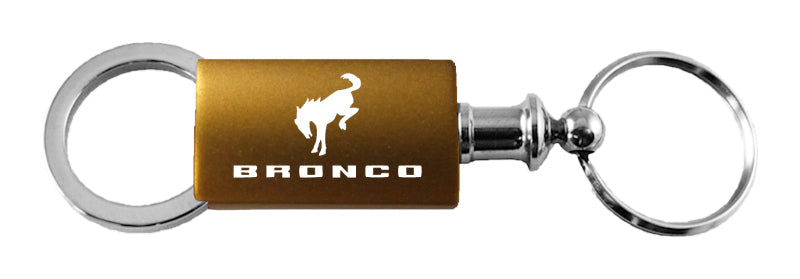 Ford Bronco 2020 Anodized Aluminum Valet Key Fob - Gold