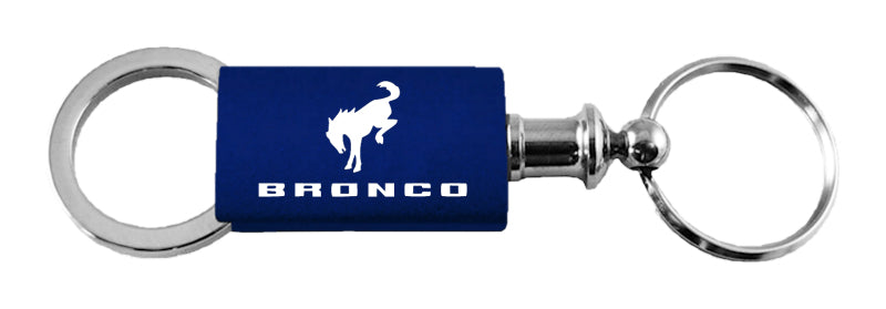 Ford Bronco 2020 Anodized Aluminum Valet Key Fob - Navy