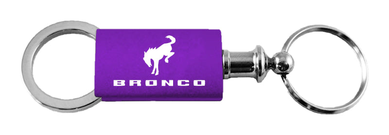 Ford Bronco 2020 Anodized Aluminum Valet Key Fob - Purple