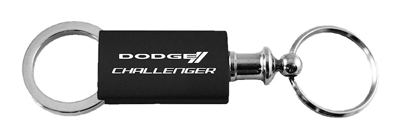 Dodge Challenger Anodized Aluminum Valet Key Fob - Black