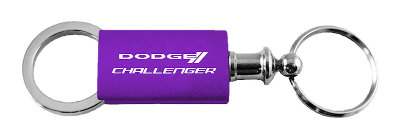 Dodge Challenger Anodized Aluminum Valet Key Fob - Purple