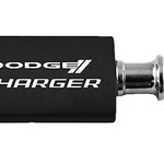 Dodge Charger Anodized Aluminum Valet Key Fob - Black