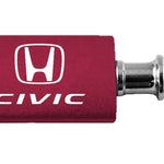 Honda Civic Anodized Aluminum Valet Key Fob - Burgundy