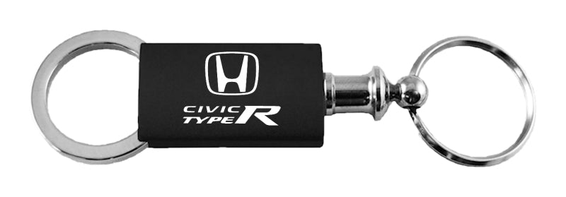 Honda Civic Type R Anodized Aluminum Valet Key Fob - Black