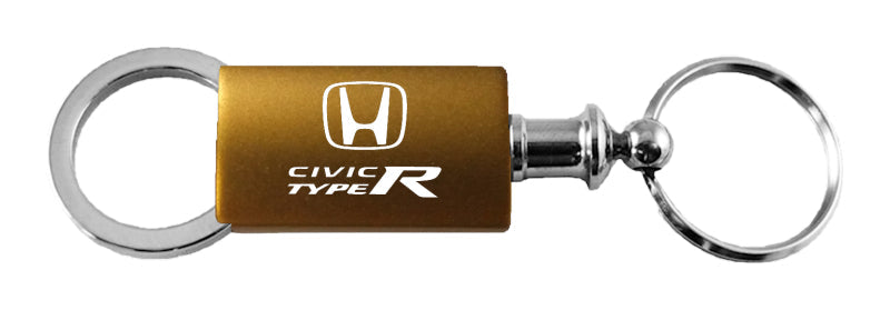 Honda Civic Type R Anodized Aluminum Valet Key Fob - Gold