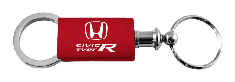 Honda Civic Type R Anodized Aluminum Valet Key Fob - Red