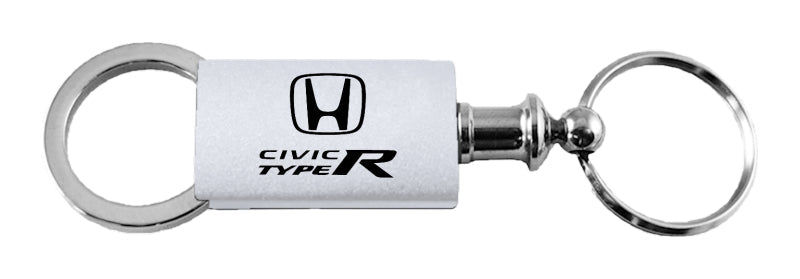 Honda Civic Type R Anodized Aluminum Valet Key Fob - Silver