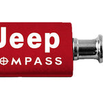 Jeep Compass Anodized Aluminum Valet Key Fob - Red