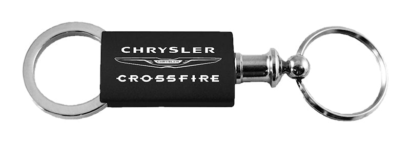 Chrysler Crossfire Anodized Aluminum Valet Key Fob - Black