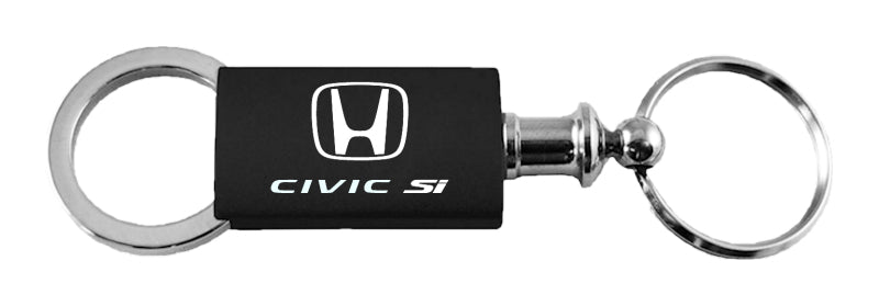 Honda Civic SI Anodized Aluminum Valet Key Fob - Black