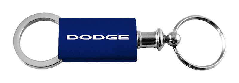 Dodge Anodized Aluminum Valet Key Fob - Navy