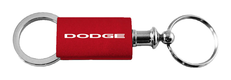 Dodge Anodized Aluminum Valet Key Fob - Red