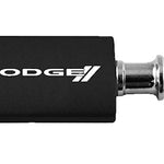 Dodge Stripe Anodized Aluminum Valet Key Fob - Black