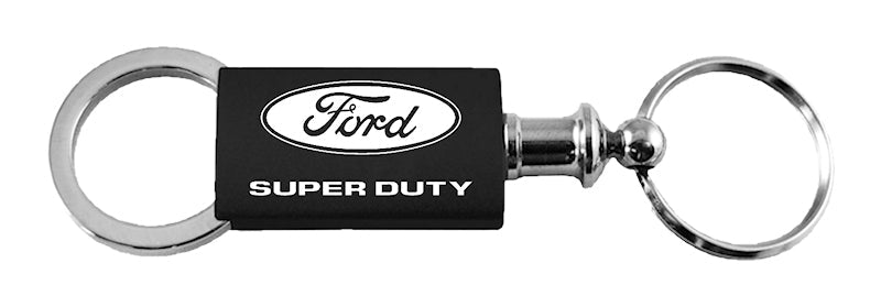 Ford Super Duty Anodized Aluminum Valet Key Fob - Black