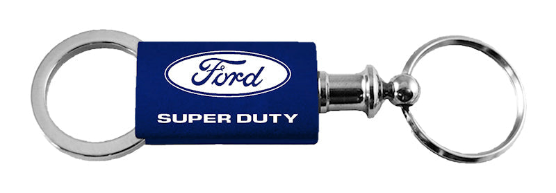 Ford Super Duty Anodized Aluminum Valet Key Fob - Navy