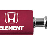 Honda Element Anodized Aluminum Valet Key Fob - Burgundy