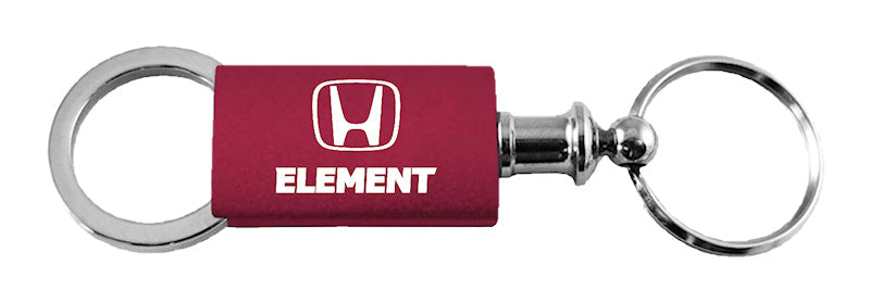 Honda Element Anodized Aluminum Valet Key Fob - Burgundy