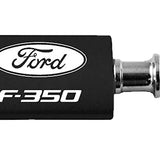 Ford F-350 Anodized Aluminum Valet Key Fob - Black