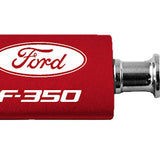 Ford F-350 Anodized Aluminum Valet Key Fob - Red