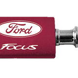 Ford Focus Anodized Aluminum Valet Key Fob - Burgundy