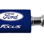 Ford Focus Anodized Aluminum Valet Key Fob - Navy