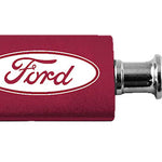 Ford Anodized Aluminum Valet Key Fob - Burgundy